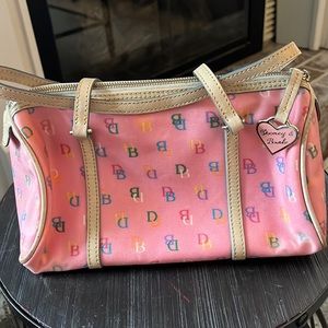 Dooney & Bourke pink barrel purse